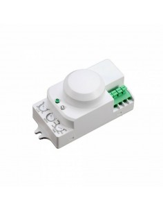 1446-Sensore di Movimento a Microonde  Montaggio a Plafone Colore Bianco Max  IP-1