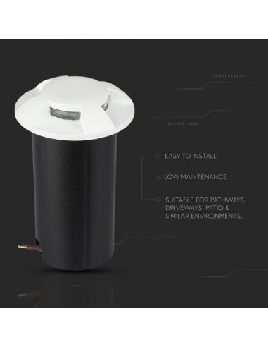 Faretto LED Segnapasso a Cilindro da...