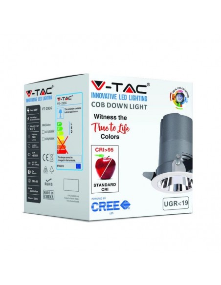 1478-Faro da Incasso LED COB per Hotel  Orientabile di   CRI-2