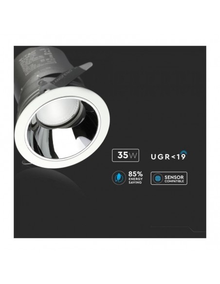 1478-Faro da Incasso LED COB per Hotel  Orientabile di   CRI-6