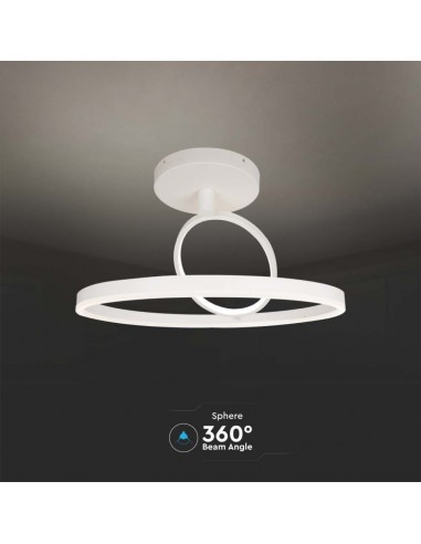 Lampadario LED con 2 Cerchi 38W in...