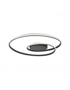 14991-Plafoniera LED  con Montaggio a Plafone TRIAC Dimmerabile Corpo Nero  -1