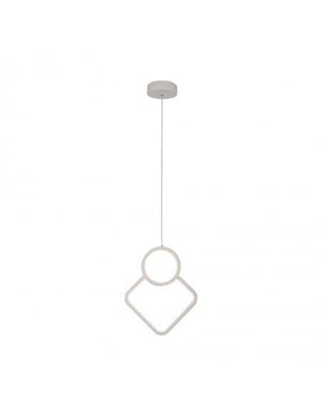 15000-Lampadario LED a Sospensione  dal Design Moderno xmm Regolabile Colore Bianco -1