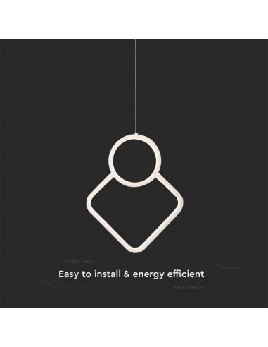 Lampadario LED a Sospensione 12W dal...