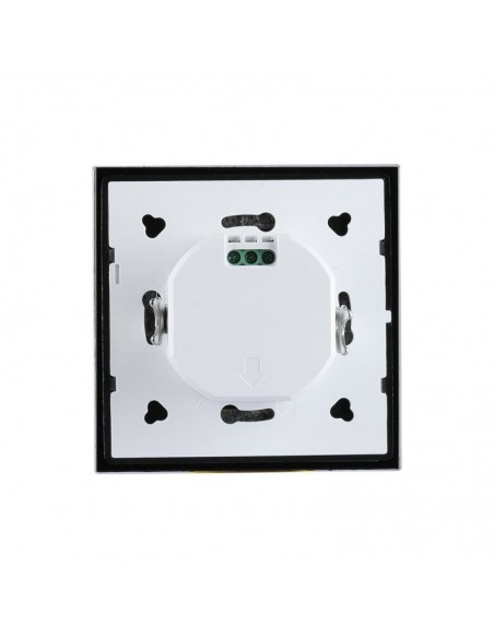 Sensore a Microonde con Rilevamento 180°, 300W LED, Regolazioni Tempo e Sensibilità, Nero IP20