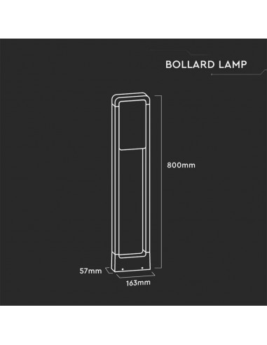 20118-Paletto LED  Chip Samsung Corpo Bianco  -3