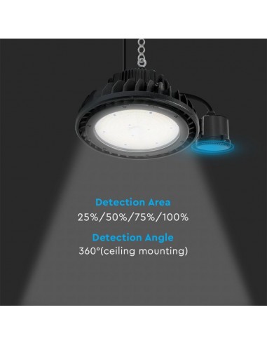 20123-Sensore Merrytek di Movimento per Campane Industriali LM/W VT--N / VT--N-3