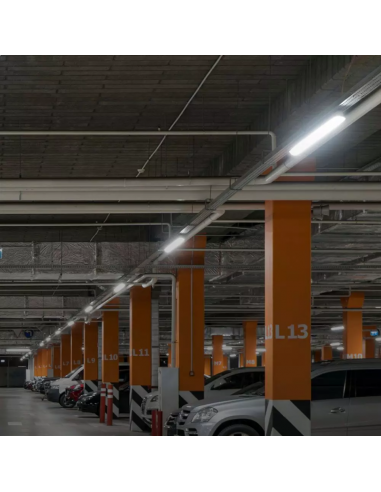 20200-Plafoniera LED Chip Samsung Impermeabile  LM/W M-Series cm Copertura Trasparente  -4