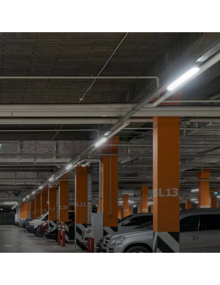 20200-Plafoniera LED Chip Samsung Impermeabile  LM/W M-Series cm Copertura Trasparente  -4