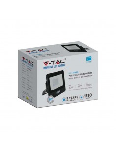 20259-Faro LED Chip Samsung  con Sensore PIR Colore Nero  -1 2