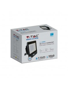 20262-Faro LED Chip Samsung  con Sensore PIR Colore Nero  -1 2