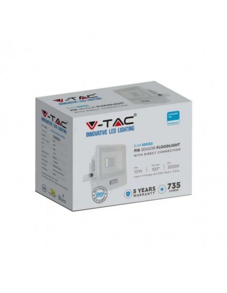 20270-Faro LED Chip Samsung  con Sensore PIR Colore Bianco  -2