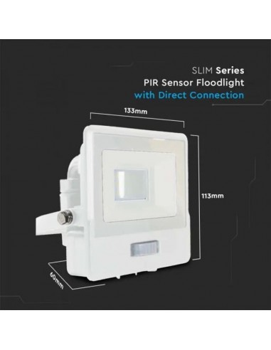 20270-Faro LED Chip Samsung  con Sensore PIR Colore Bianco  -3