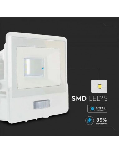 20270-Faro LED Chip Samsung  con Sensore PIR Colore Bianco  -7