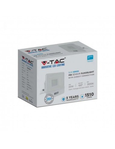 20273-Faro LED Chip Samsung  con Sensore PIR Colore Bianco  -2