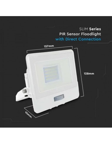 20273-Faro LED Chip Samsung  con Sensore PIR Colore Bianco  -3