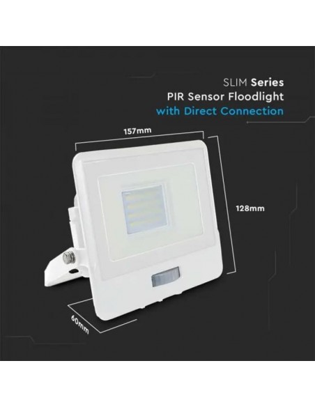 20273-Faro LED Chip Samsung  con Sensore PIR Colore Bianco  -3