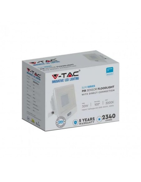 20276-Faro LED Chip Samsung  con Sensore PIR Colore Bianco  -2