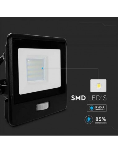 Faro LED Chip Samsung 20W con Sensore...