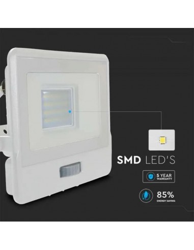 Faro LED Chip Samsung 20W con Sensore...