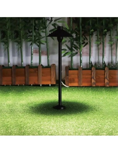 20318-Piantana LED da Giardino  Chip Samsung con Picchetto Colore Nero  -6