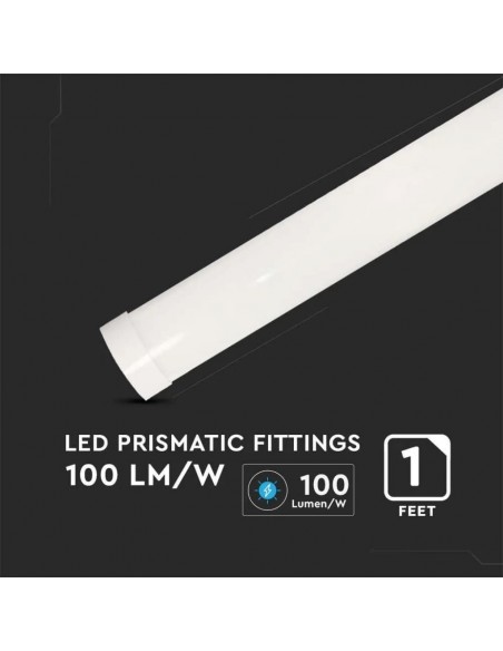 Plafoniera LED Chip Samsung Prismatica 10W 100LM/W 30cm 3000K IP20