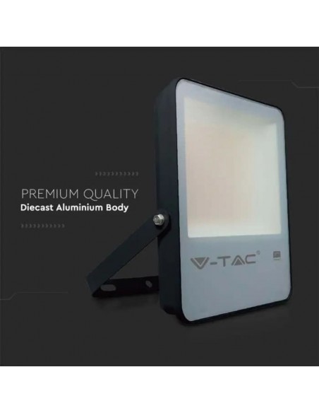 Faro LED SMD Chip Samsung 50W 137LM/W Nero 6500K IP65