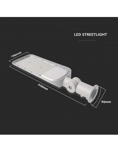 20423-Armatura Stradale LED Chip Samsung  LM/W Colore Grigio  -2