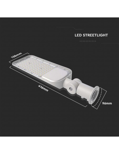 20423-Armatura Stradale LED Chip Samsung  LM/W Colore Grigio  -2
