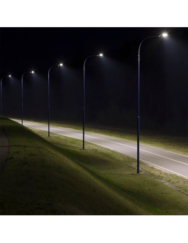 20423-Armatura Stradale LED Chip Samsung  LM/W Colore Grigio  -4