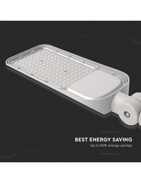 Armatura Stradale LED Chip Samsung 30W 100LM/W Grigio 6400K IP65