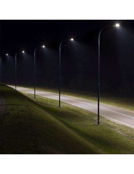 20425-Armatura Stradale LED Chip Samsung  LM/W Colore Grigio  -4