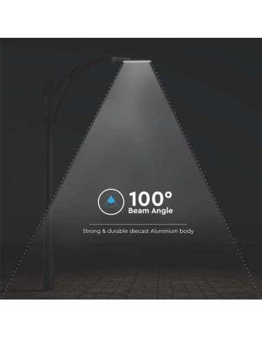 20427-Armatura Stradale LED Chip Samsung  LM/W Colore Grigio  -6