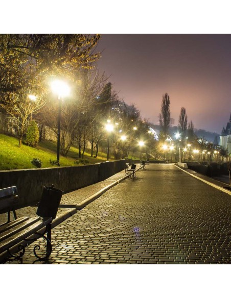 20437-Armatura Stradale LED Chip Samsung  LM/W con Sensore Colore Grigio  -5