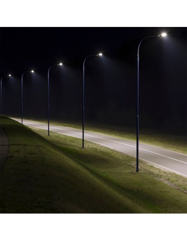 20438-Armatura Stradale LED Chip Samsung  LM/W Colore Grigio  -4