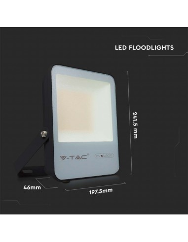 20452-Faro LED Chip Samsung  LM/W Colore Nero  -3