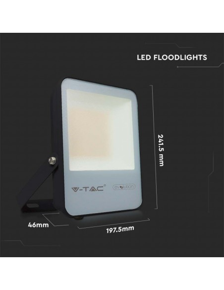 20452-Faro LED Chip Samsung  LM/W Colore Nero  -3