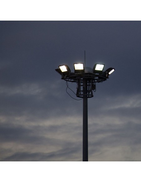 20452-Faro LED Chip Samsung  LM/W Colore Nero  -5