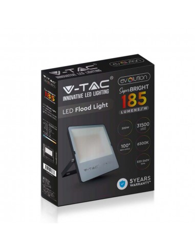 20457-Faro LED Chip Samsung  LM/W Colore Nero  -2