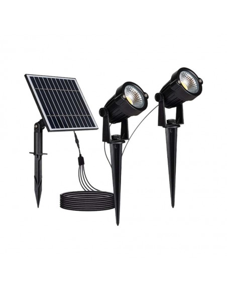 20488-x Faretti LED COB da Giardino  con Picchetti-1