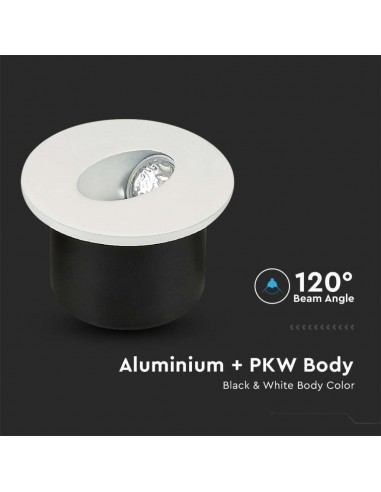 Faretto LED Segnapasso Rotondo...