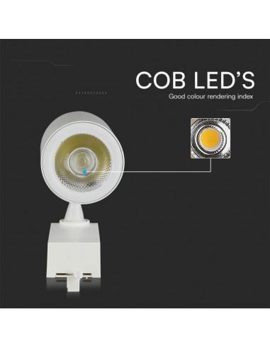 211255-Faretto LED per Binario Trifase   Colore Bianco -6