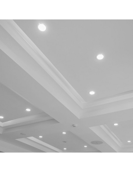 211276-Faretto LED da Incasso Rotondo LED COB  LM/W Colore Bianco -4