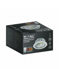 211279-Faretto LED da Incasso Rotondo LED COB  LM/W Colore Bianco -1 2