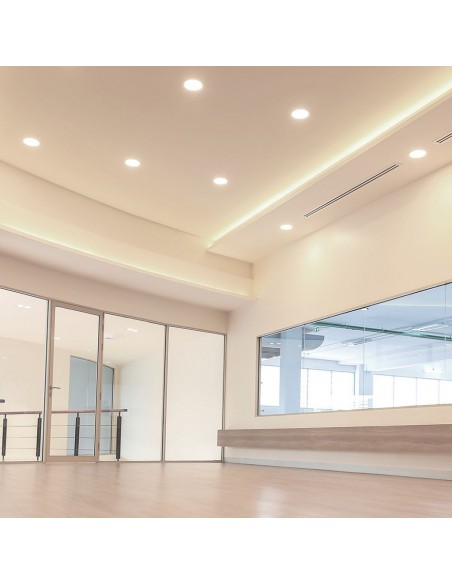 211280-Faretto LED da Incasso Rotondo LED COB  LM/W Colore Bianco -5