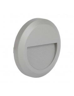 211319-Faretto LED Segnapasso Rotondo Montaggio a Plafone  Colore Grigio  -1