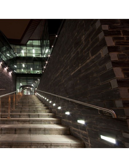 211330-Faretto LED Segnapasso Rettangolare Montaggio a Plafone  Colore Grigio  -4