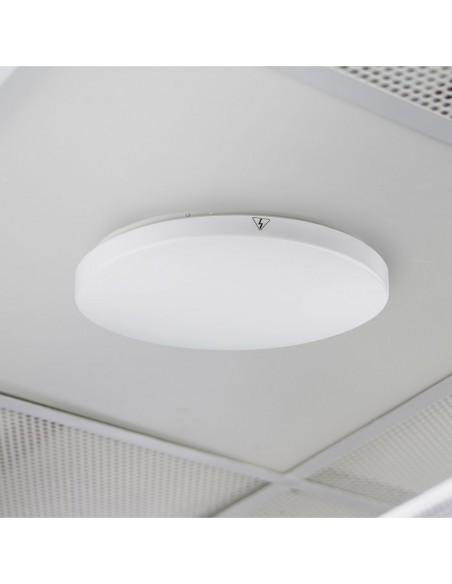 2113889-Plafoniera LED Chip Samsung Rotonda  LM/W Colore Bianco  IP-5
