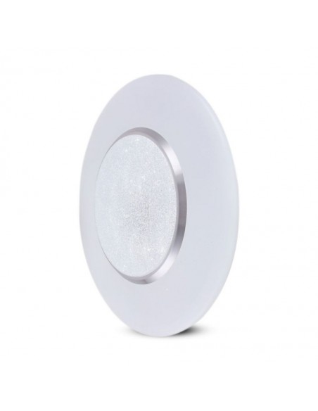 2114621-Plafoniera LED Rotonda  con Telecomando Cambia Colore  in  Effetto Stellato d mm h mm Dimmerabile-1