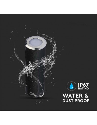 211463-Faretto LED Segnapasso a Cilindro da Interramento -6